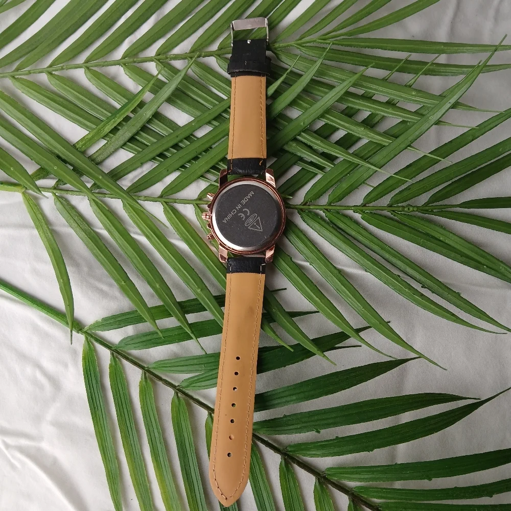 New Black Geneva Platinum Watch